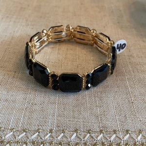 Black Statement Bracelet